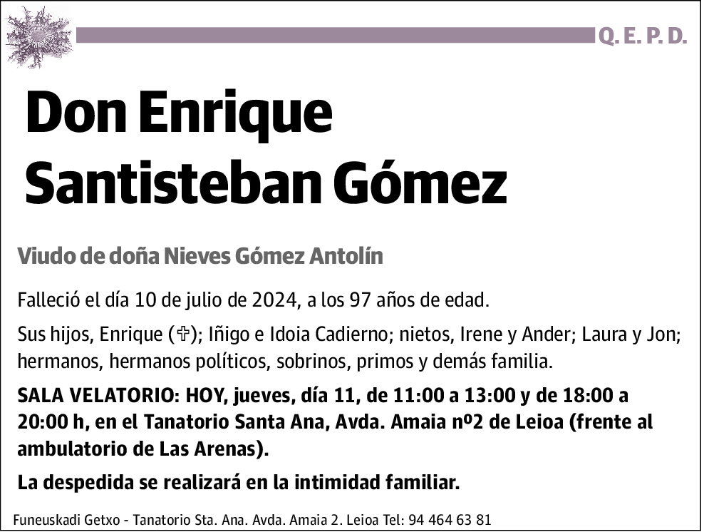 Enrique Santisteban Gómez