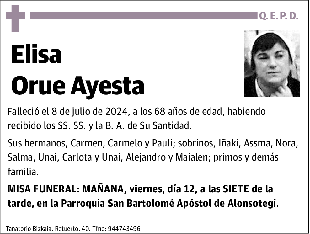 Elisa Orue Ayesta