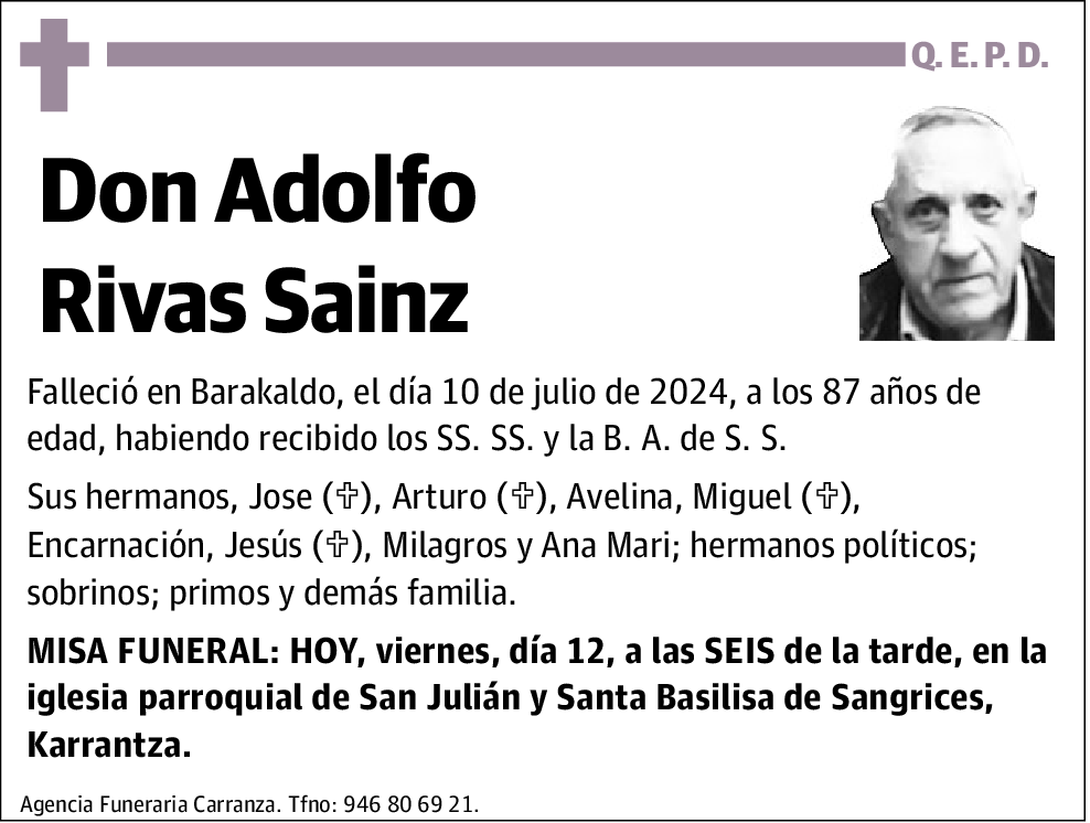 Adolfo Rivas Sainz