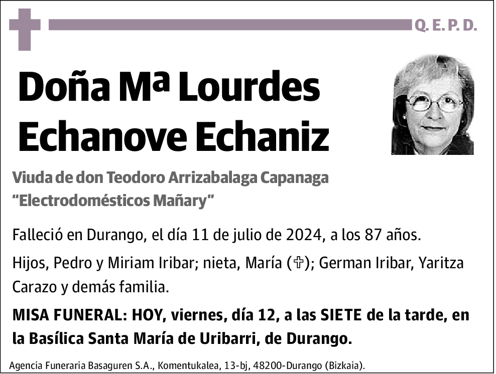 Mª Lourdes Echanove Echaniz