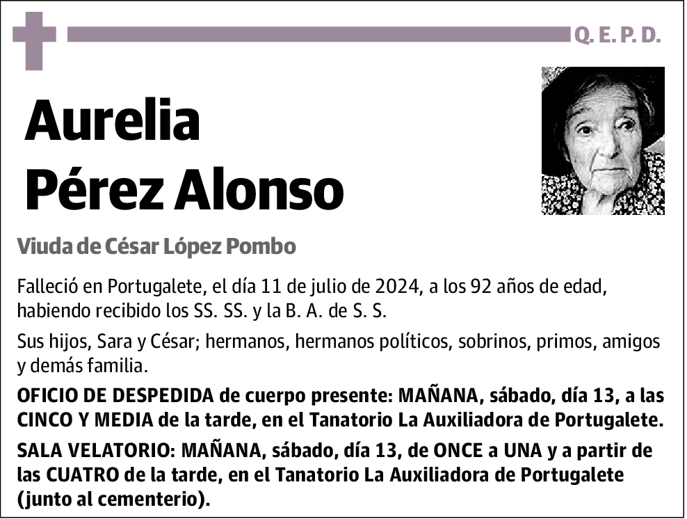 Aurelia Perez Alonso