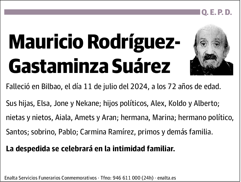 Mauricio Rodriguez-Gastaminza Suárez