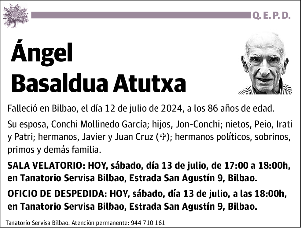 Ángel Basaldua Atutxa