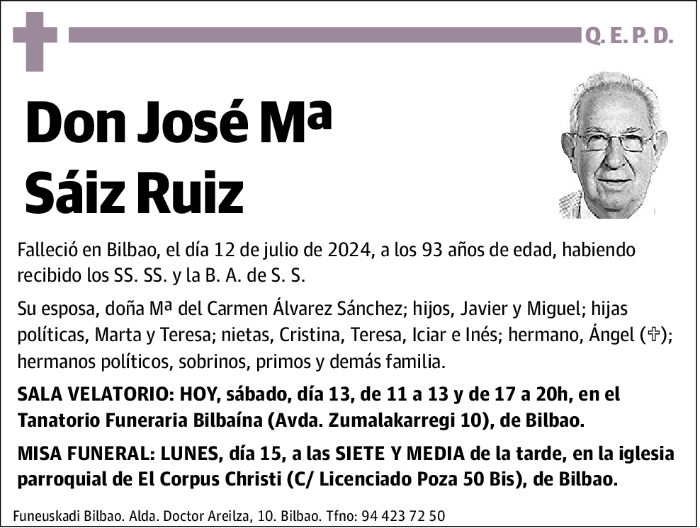 José Mª Sáiz Ruiz