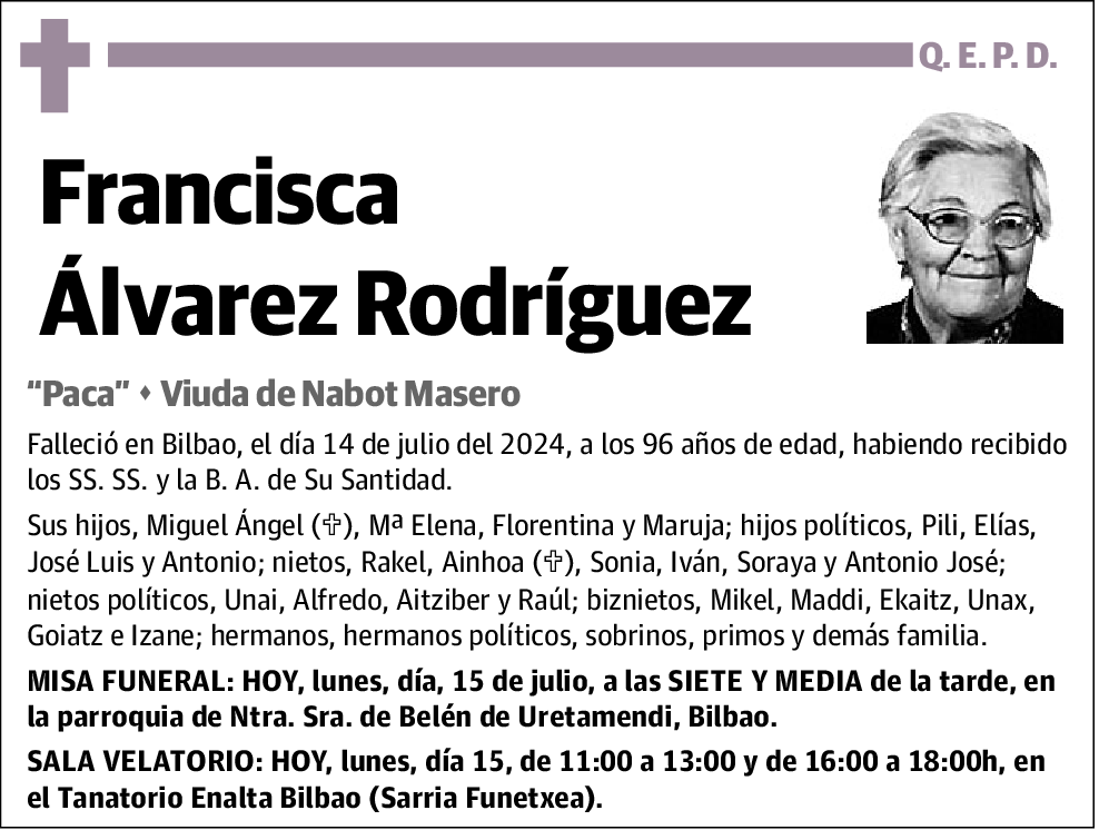 Francisca Álvarez Rodríguez