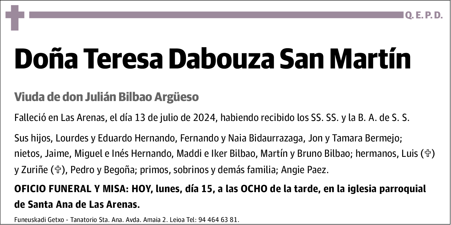 Teresa Dabouza San Martín