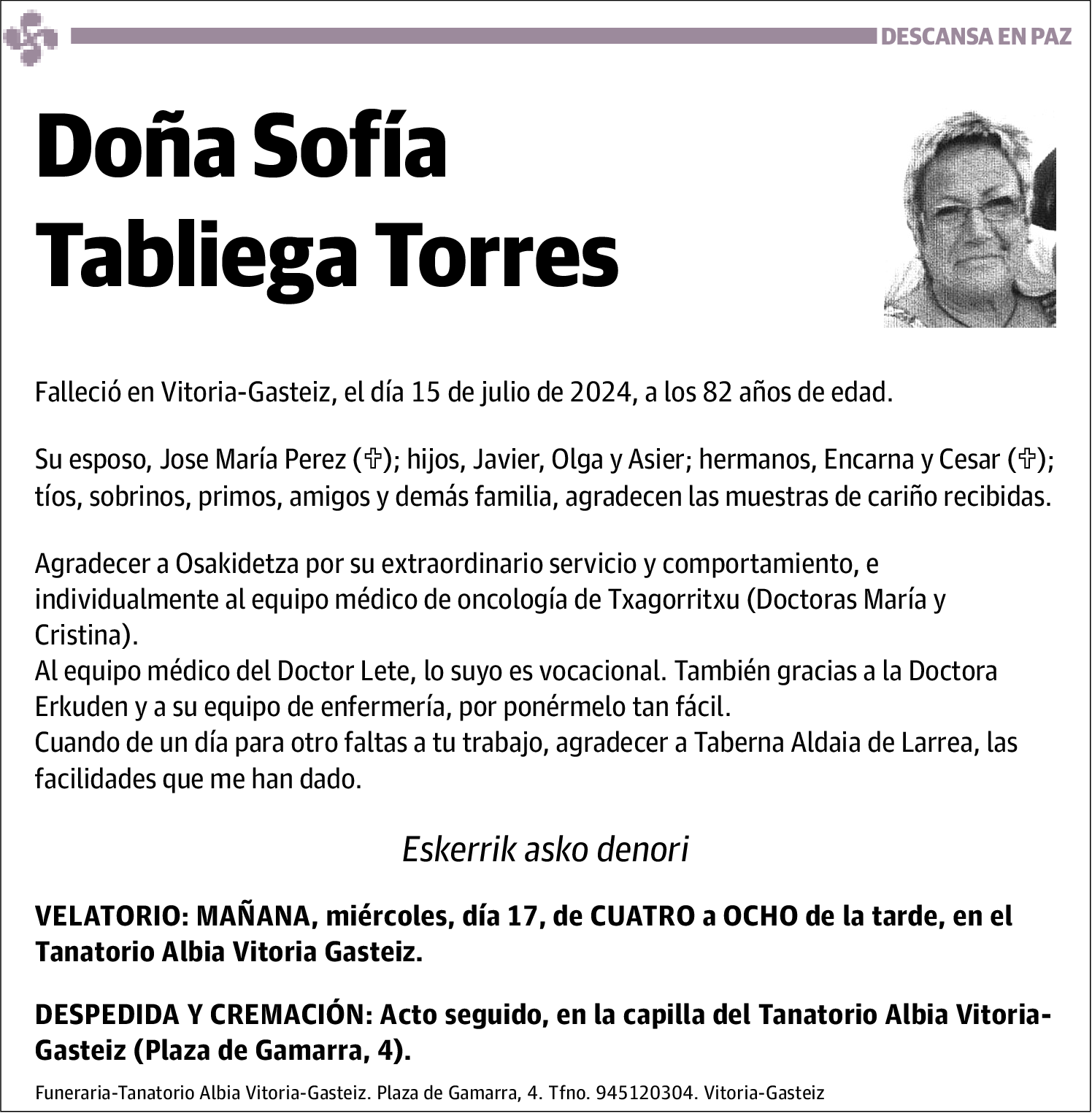 Sofía Tabliega Torres