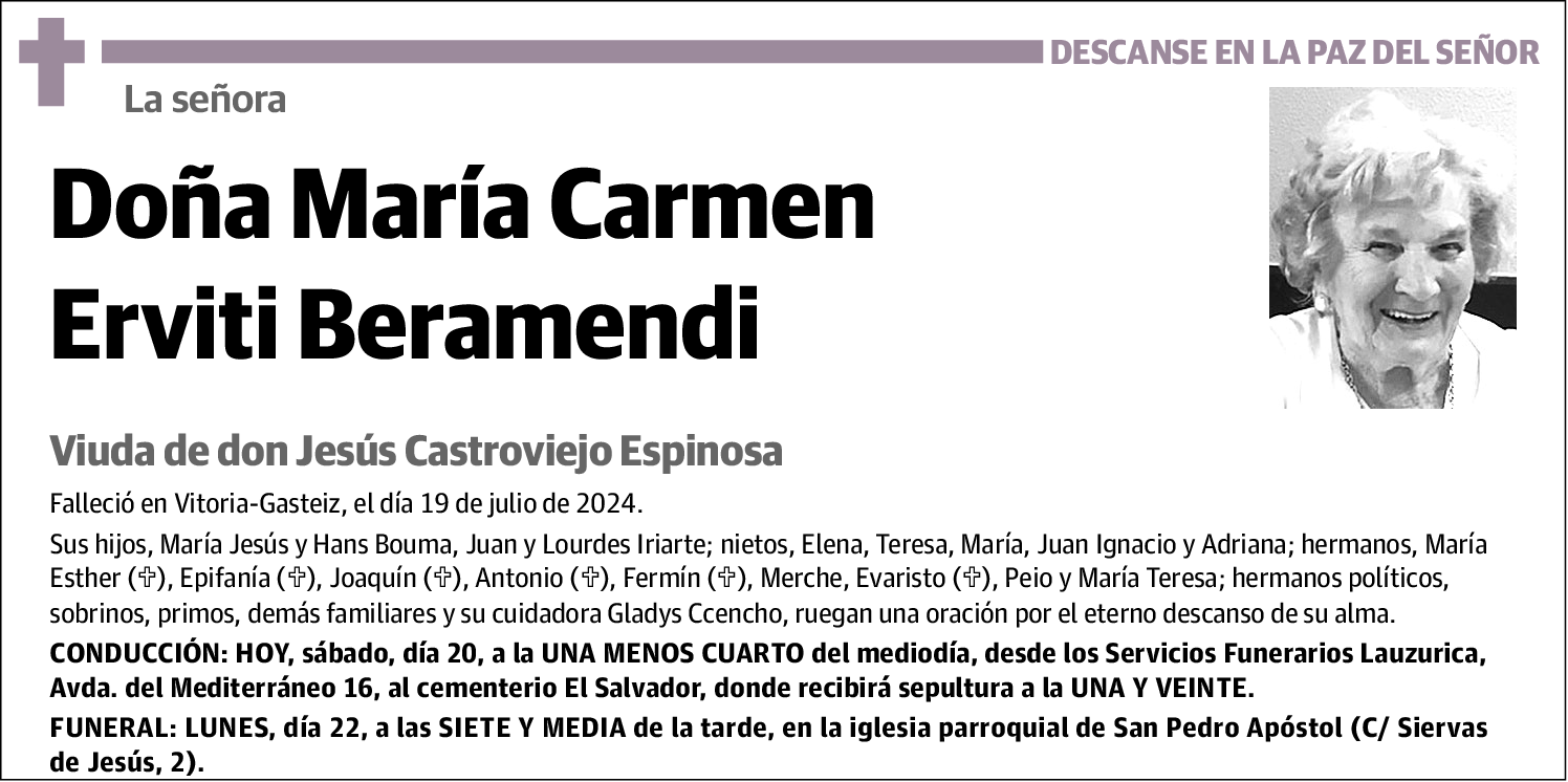 María Carmen Erviti Beramendi