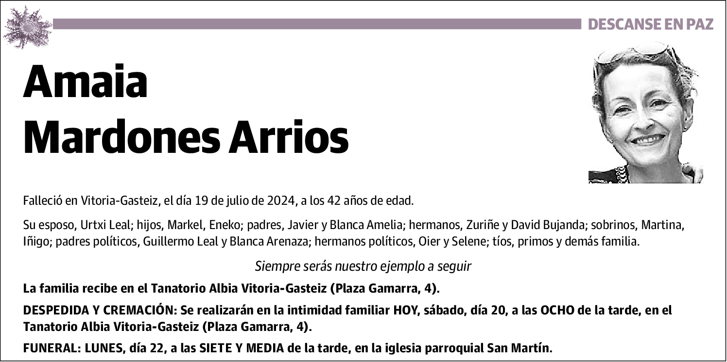 Amaia Mardones Arrios