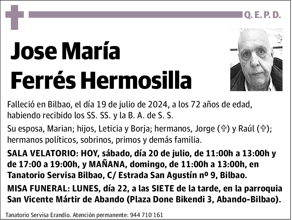 Jose María Ferrés Hermosilla