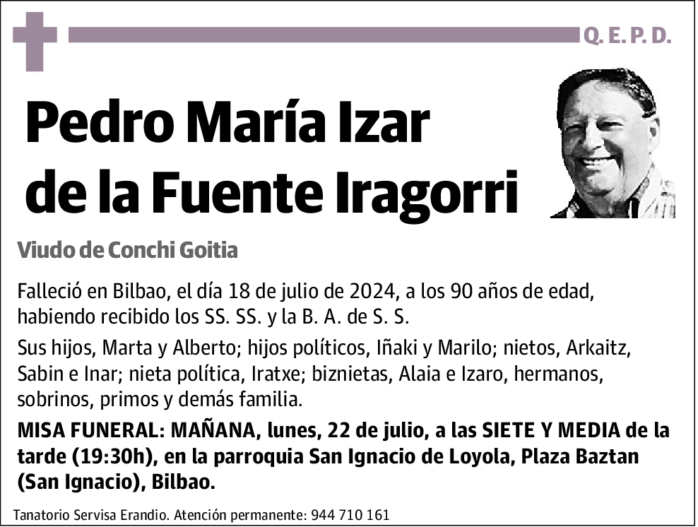 Pedro María Izar de la Fuente Iragorri