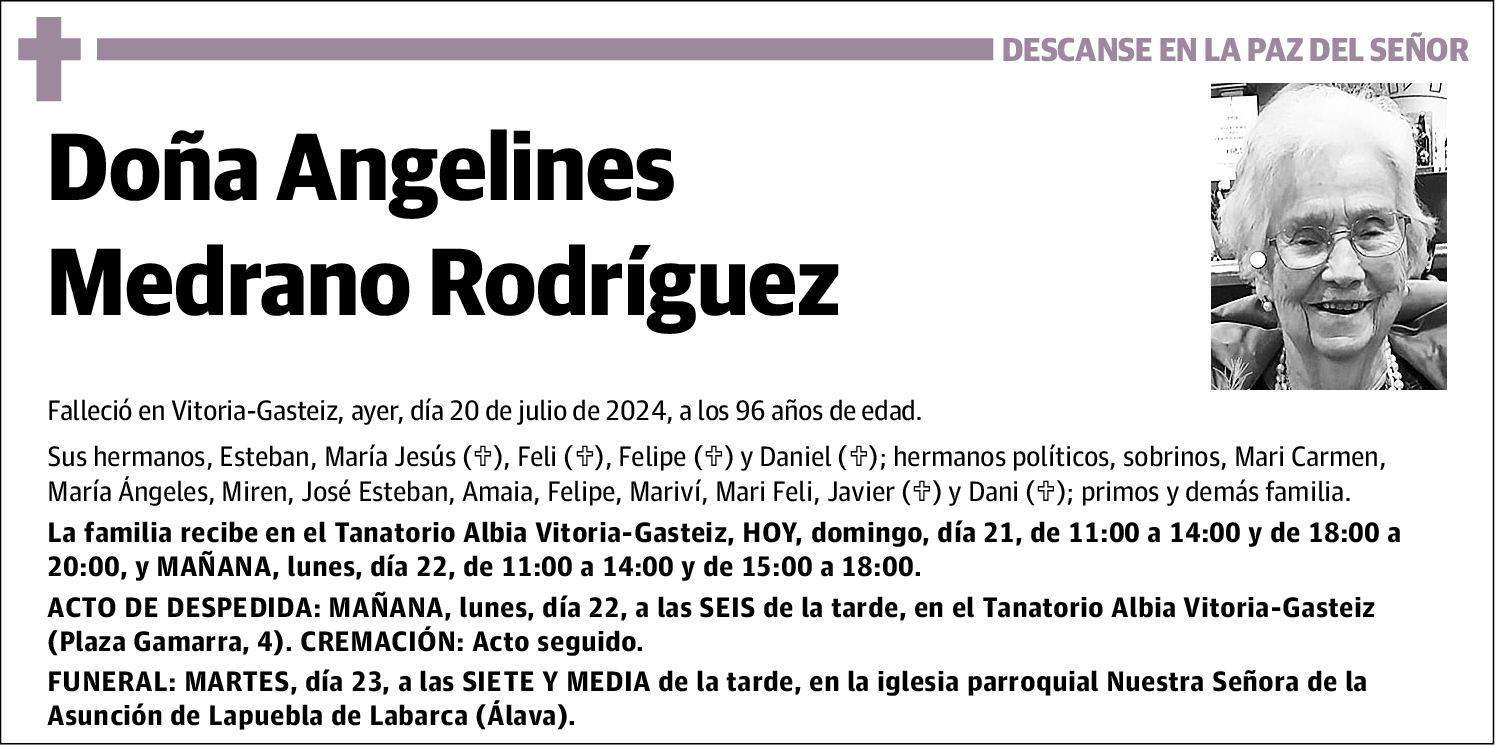 Angelines Medrano Rodríguez