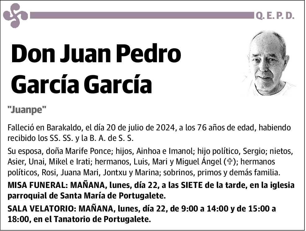 Juan Pedro García García