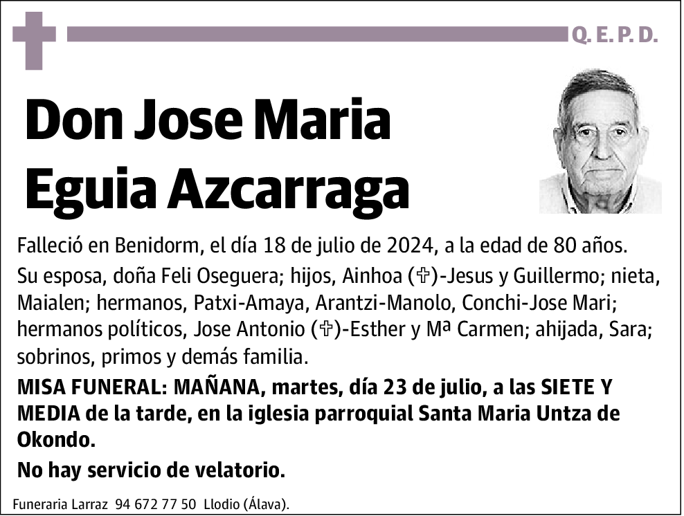 José María Eguia Azcarraga