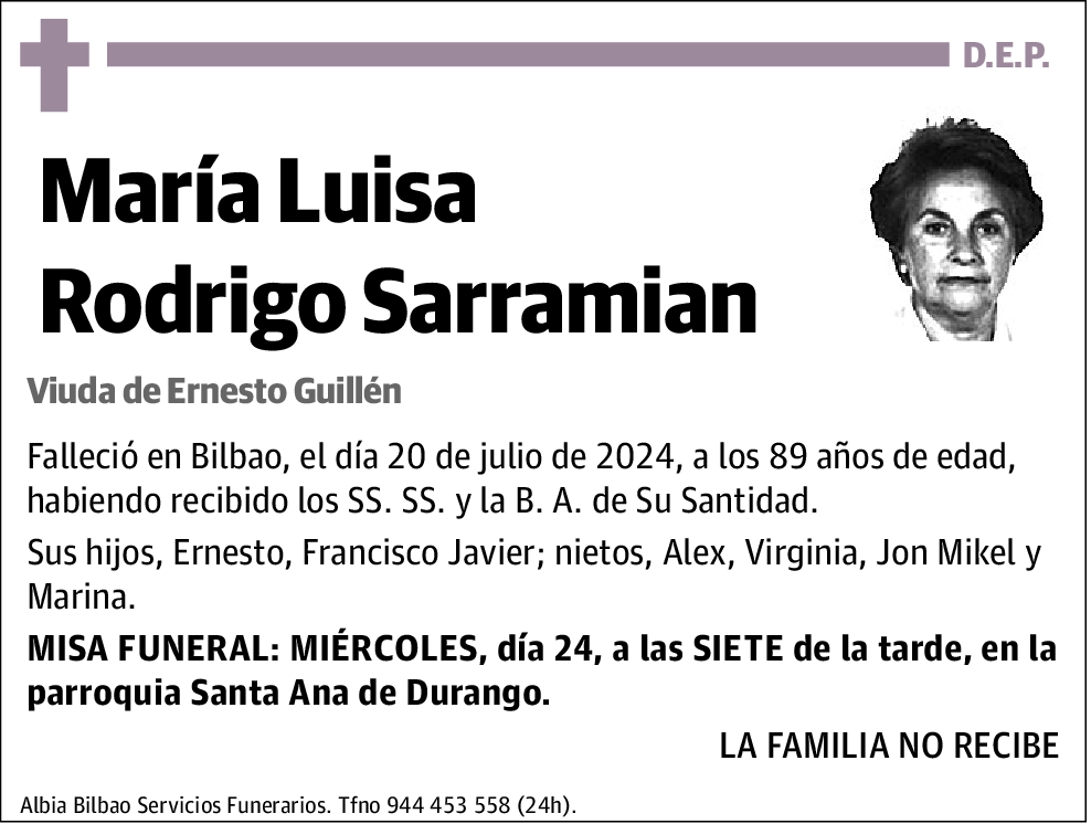 María Luisa Rodrigo Sarramian