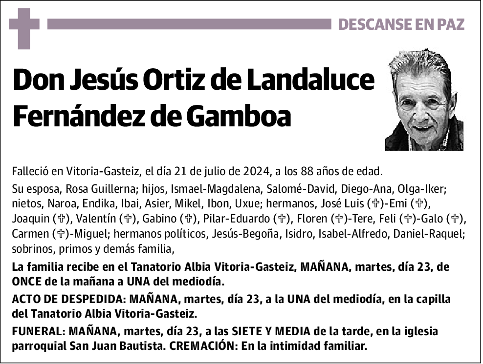 Jesús Ortiz de Landaluce Fernández de Gamboa