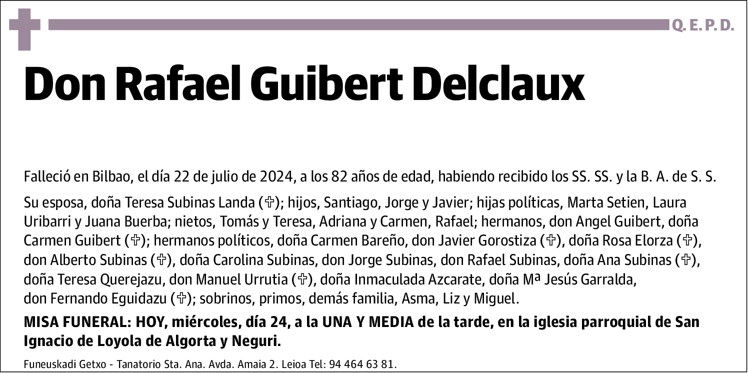 Rafael Guibert Delclaux