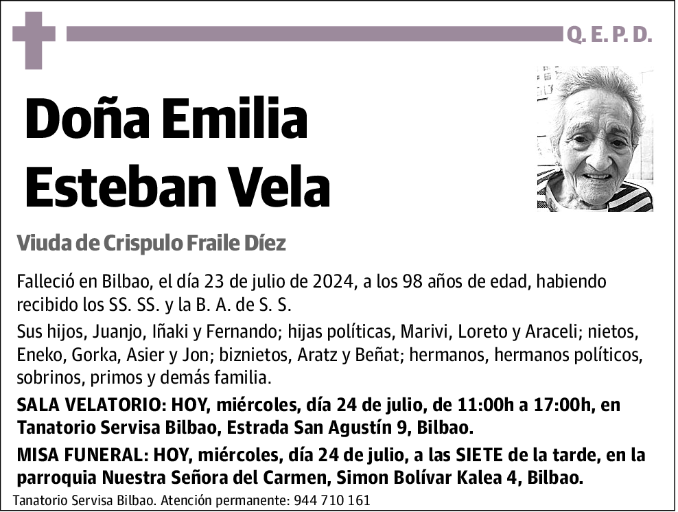 Emilia Esteban Vela