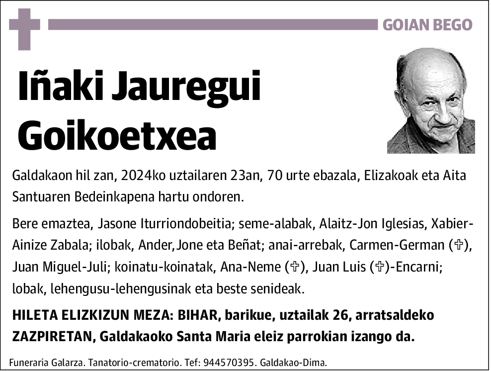 Iñaki Jauregui Goikoetxea