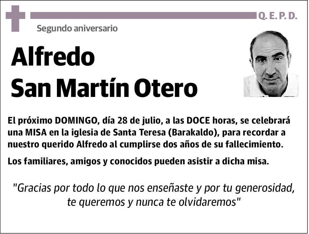 Alfredo San Martin Otero