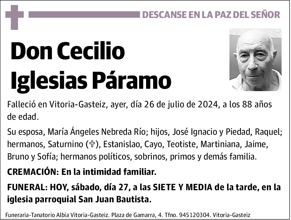 Cecilio Iglesias Páramo