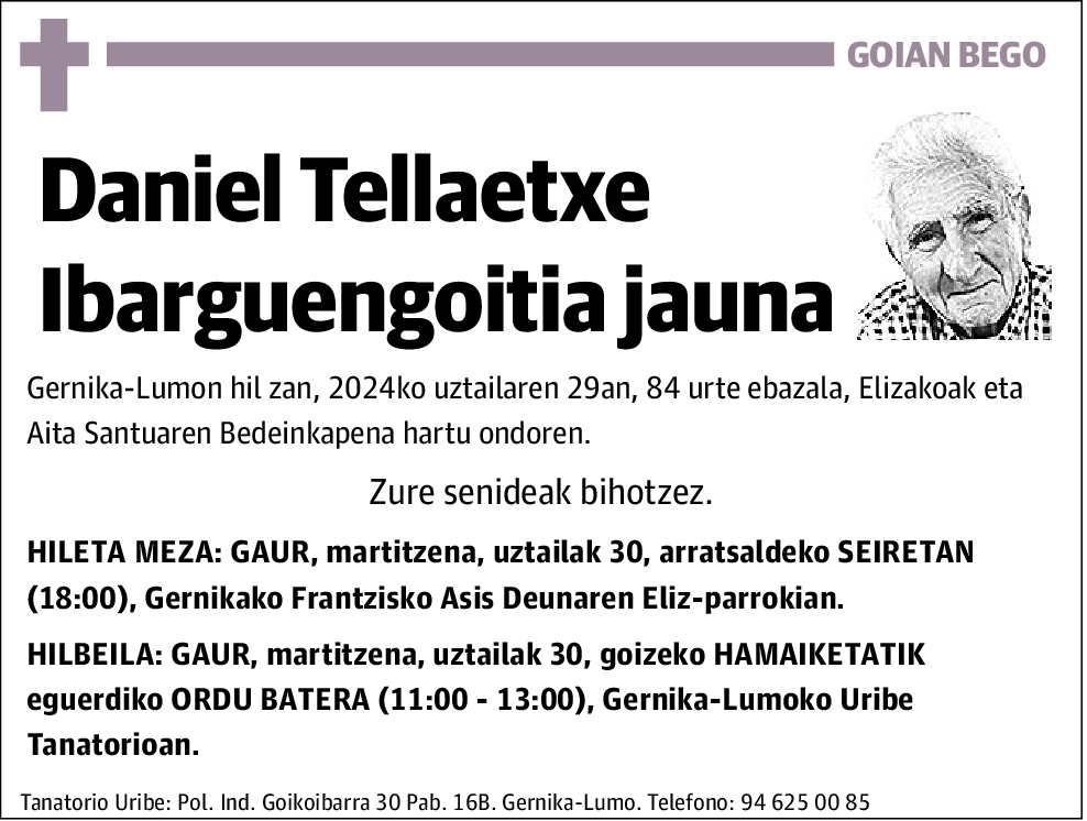 Daniel Tellaetxe Ibarguengoitia