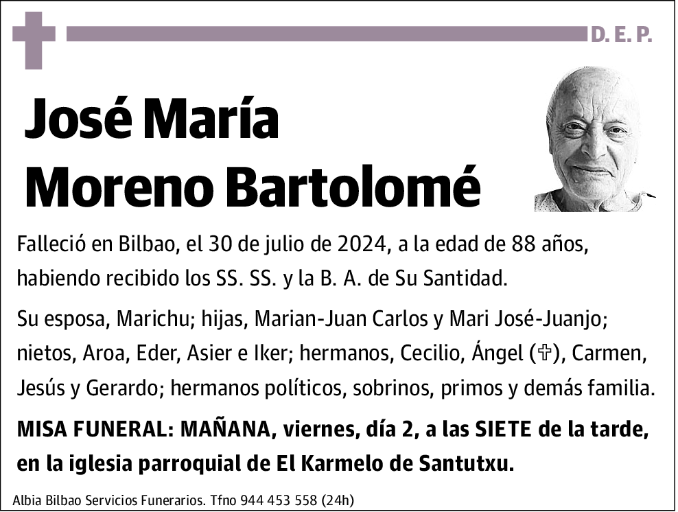 José María Moreno Bartolomé