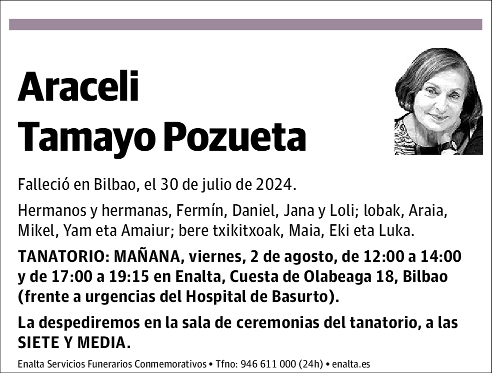 Araceli Tamayo Pozueta