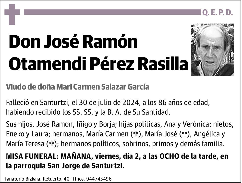 José Ramón Otamendi Pérez Rasilla