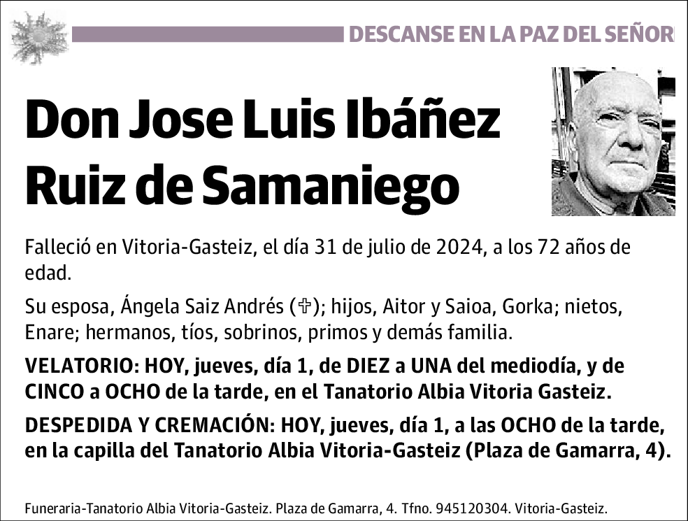 Jose Luis Ibáñez Ruiz de Samaniego