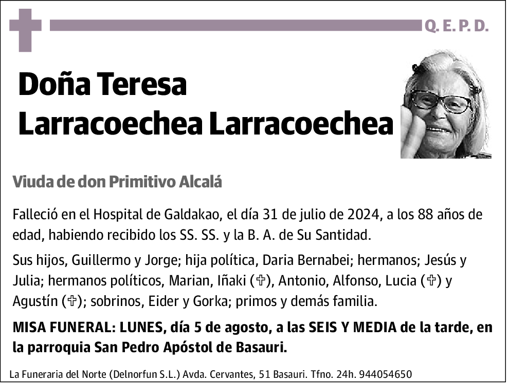 Teresa Larracoechea Larracoechea