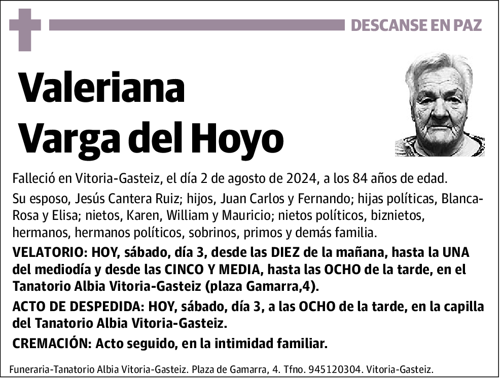 Valeriana Vargad del Hoyo
