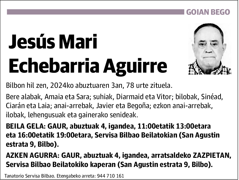 Jesús Mari Echebarria Aguirre