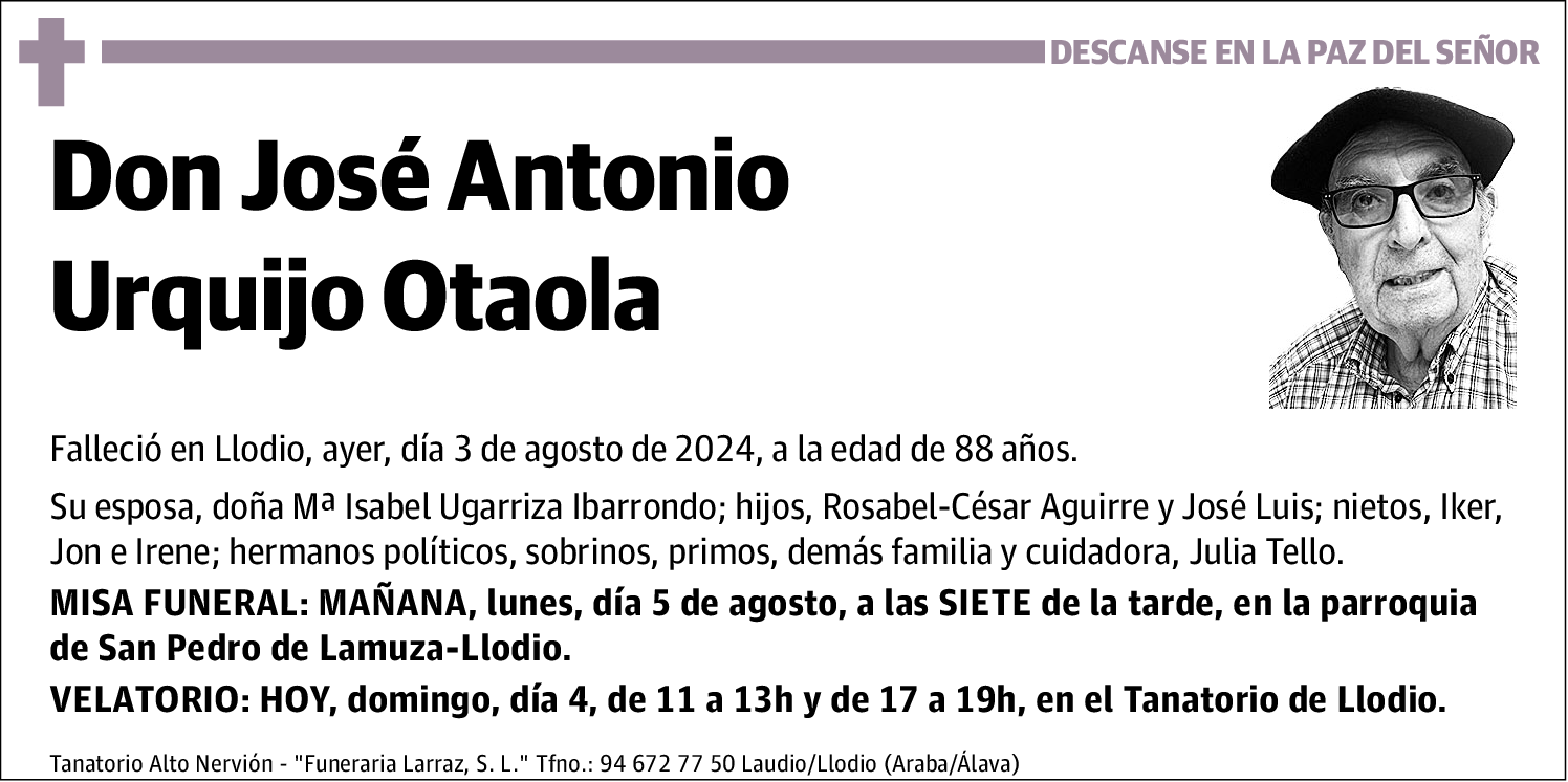 José Antonio Urquijo Otaola