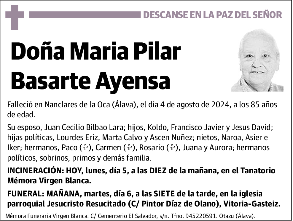 Maria Pilar Basarte Ayensa