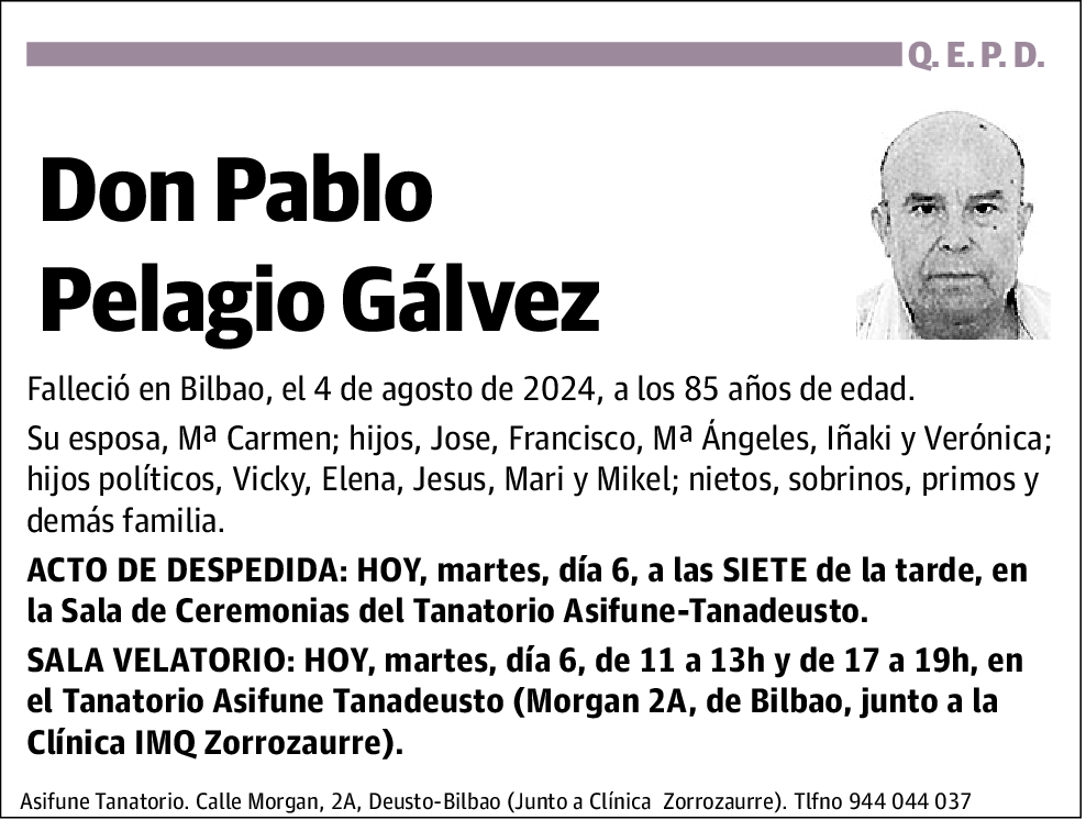 Pablo Pelagio Gálvez