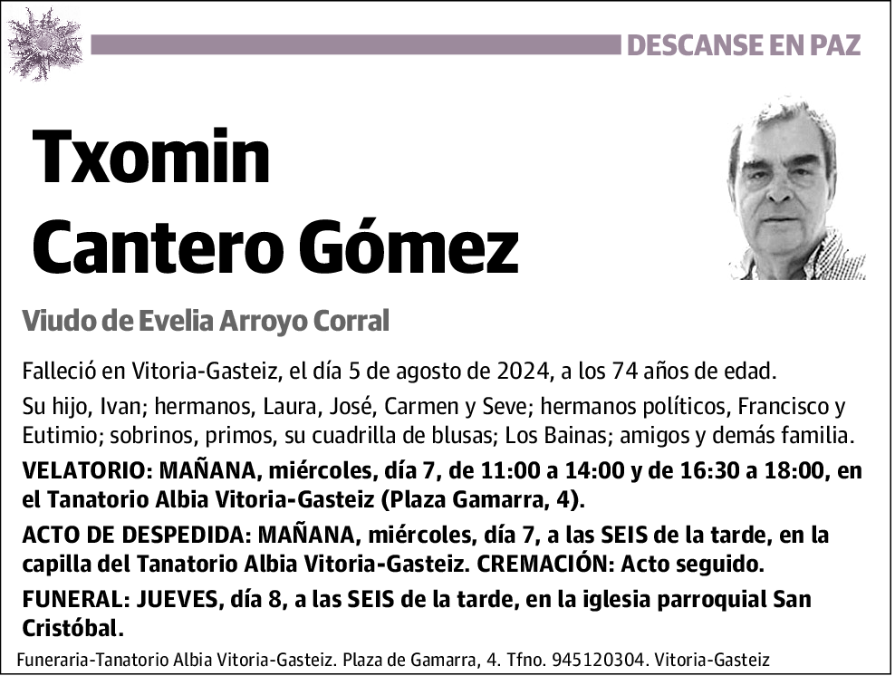 Txomin Cantero Gómez