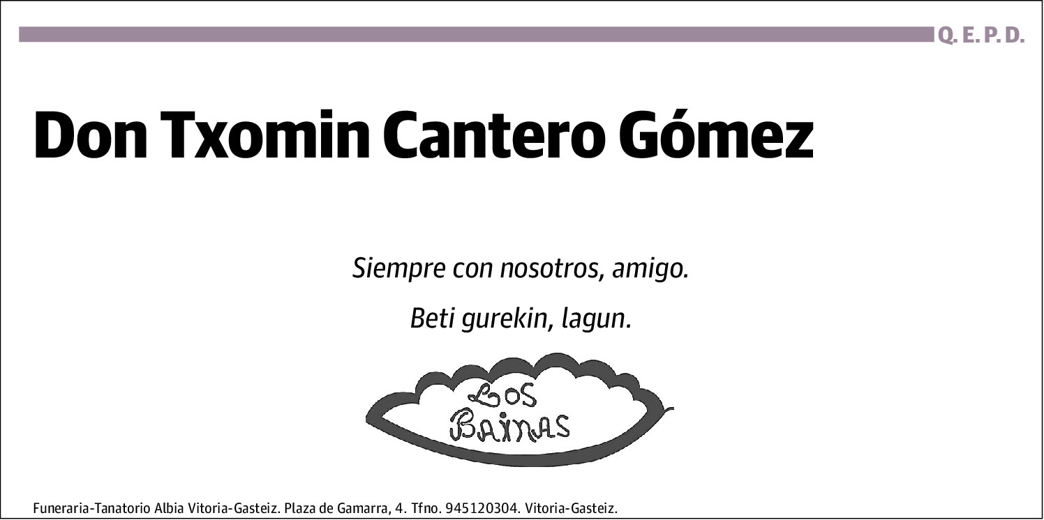 Txomin Cantero Gómez