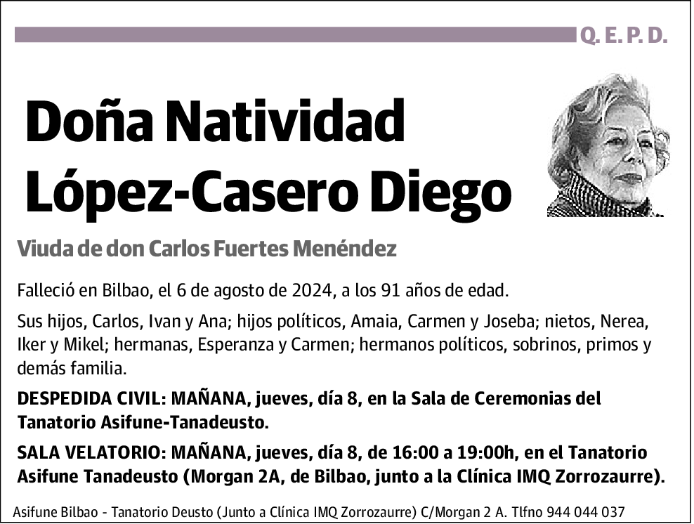 Natividad López Casero Diego