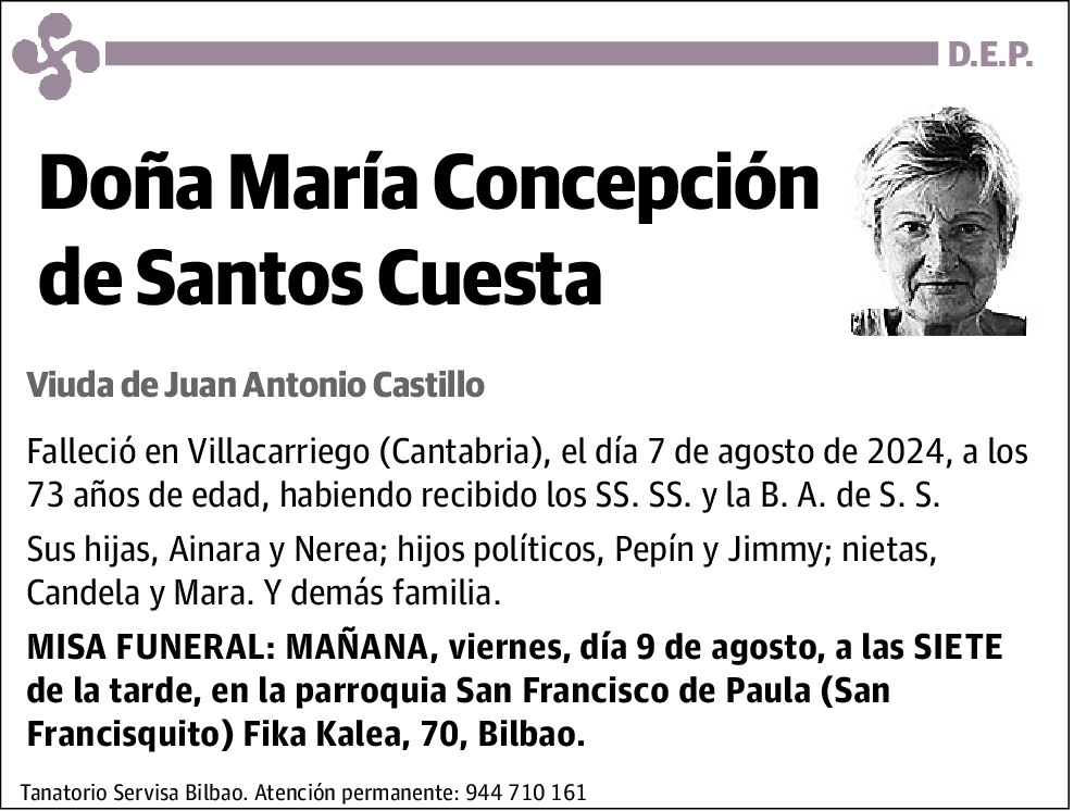 María Concepción de Santos Cuesta