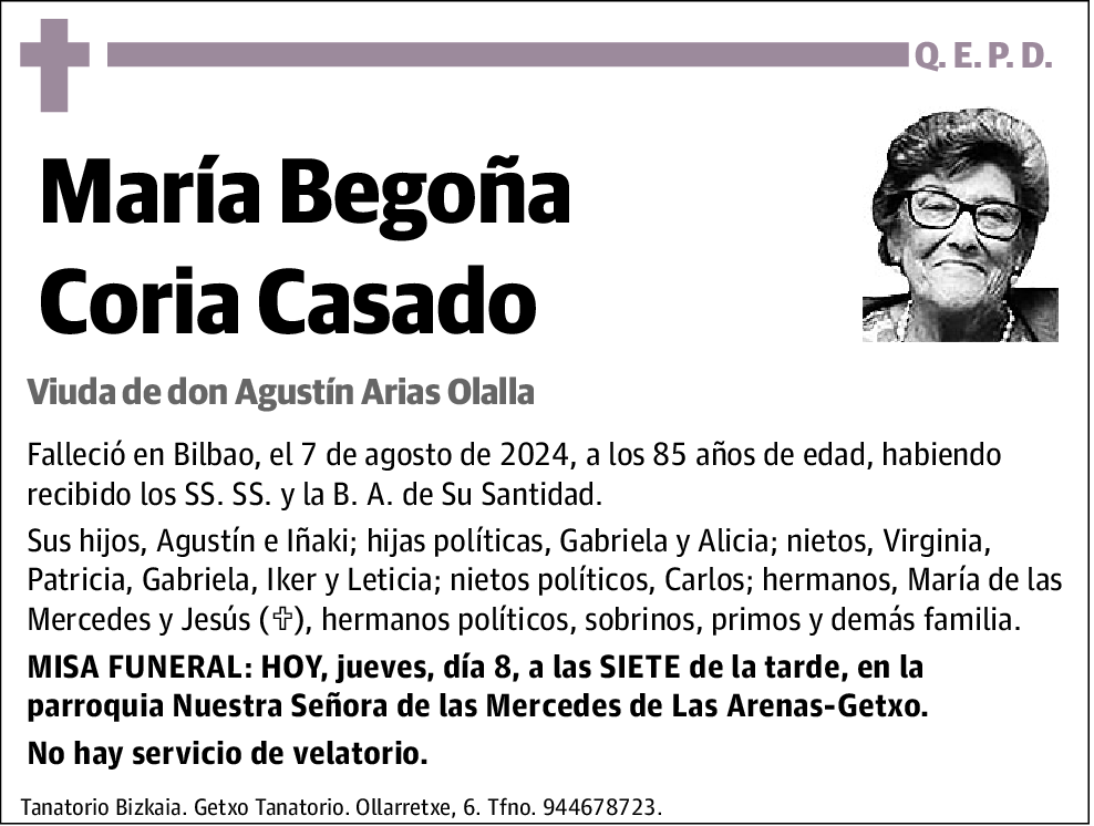 Maria Begoña Coria Casado