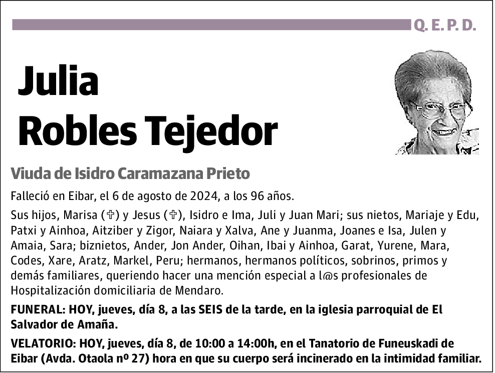 Julia Robles Tejedor