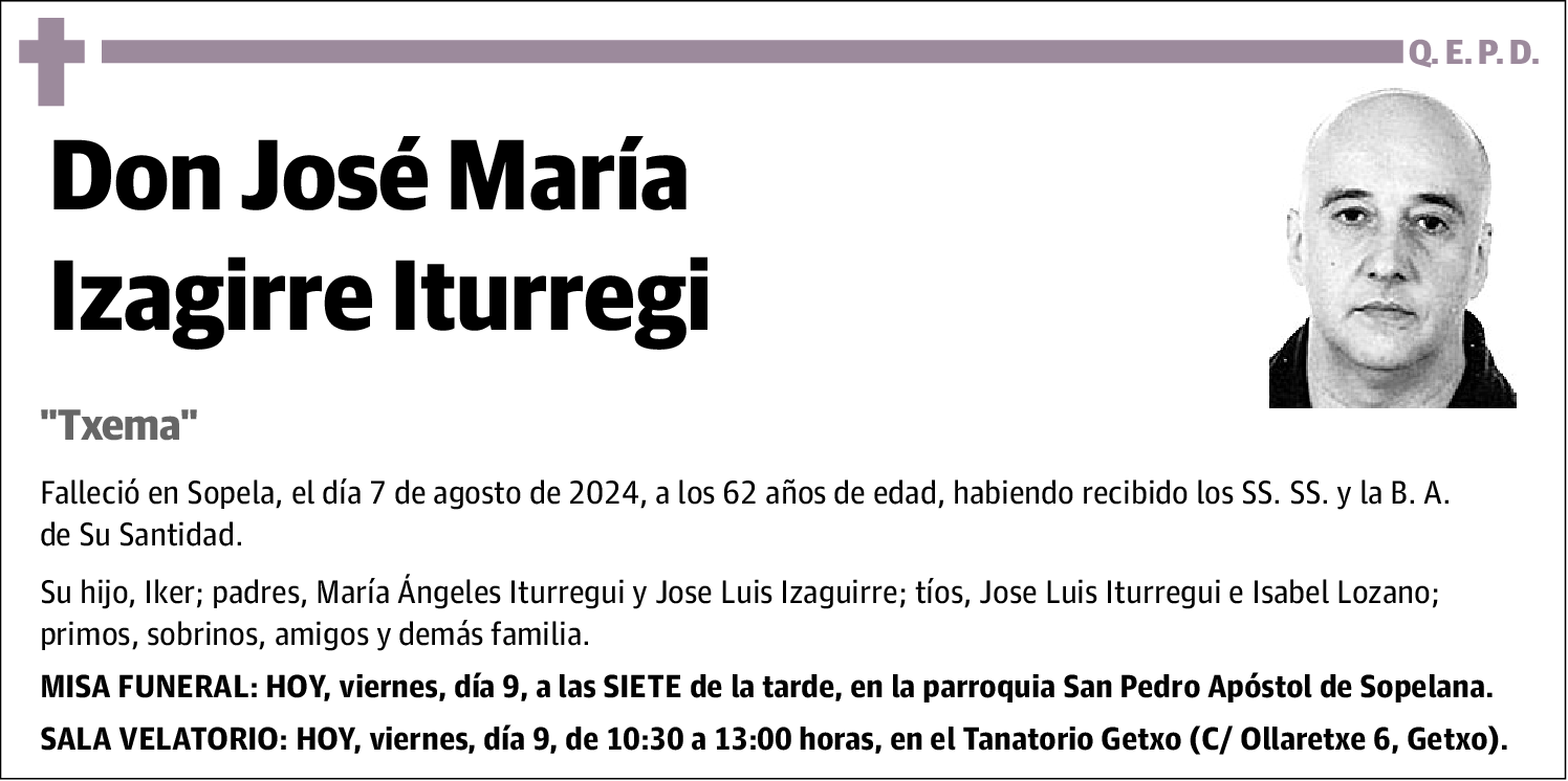 José María Izagirre Iturregi