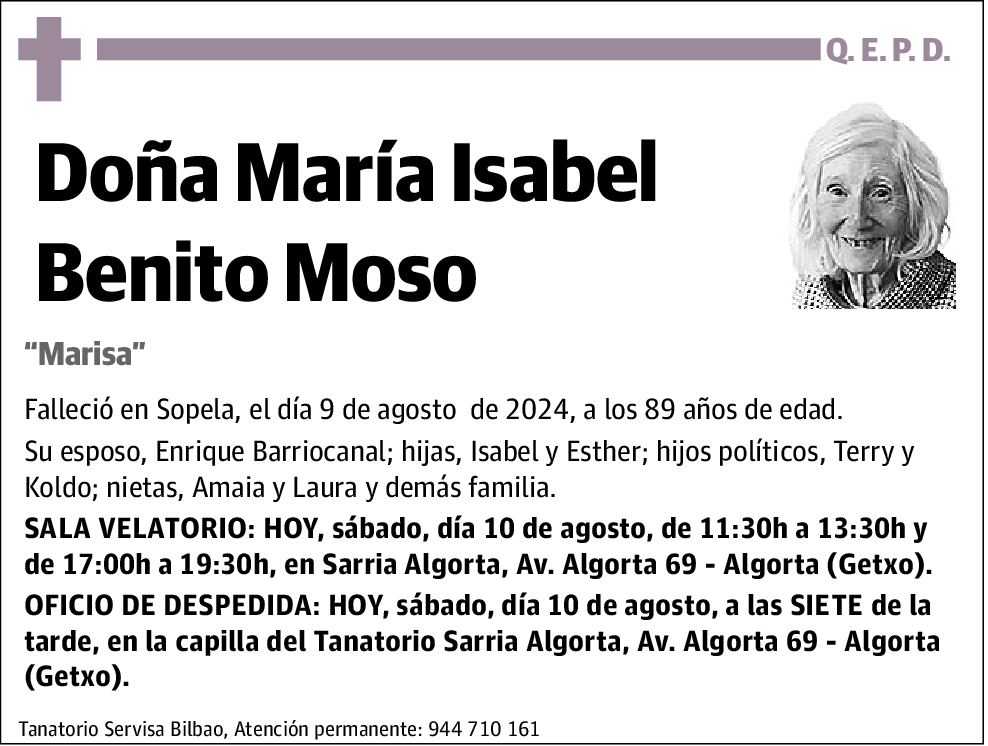 María Isabel Benito Moso