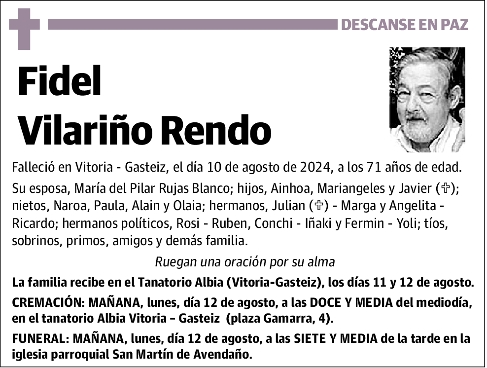 Fidel Vilariño Rendo