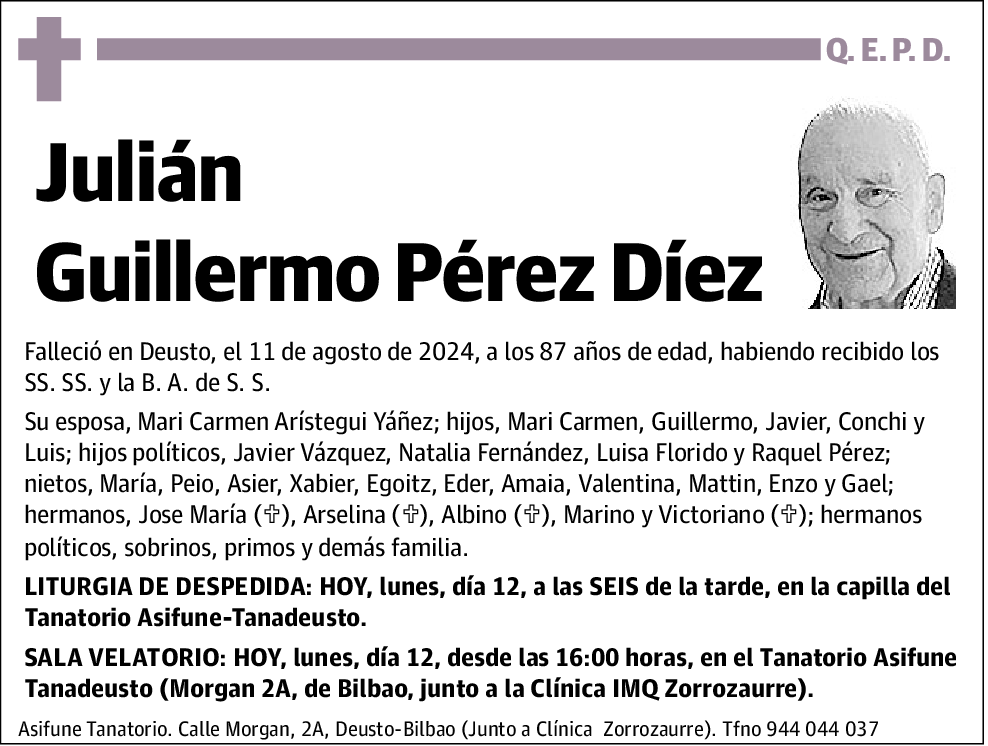 Julián Guillermo Pérez Díez