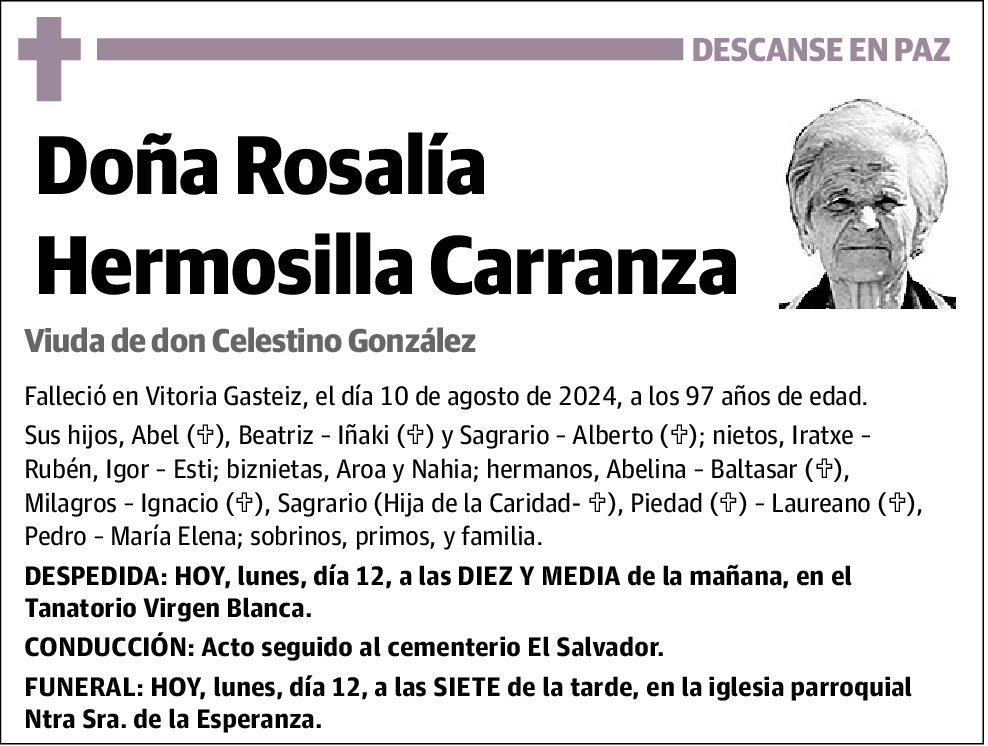 Rosalía Hermosilla Carranza