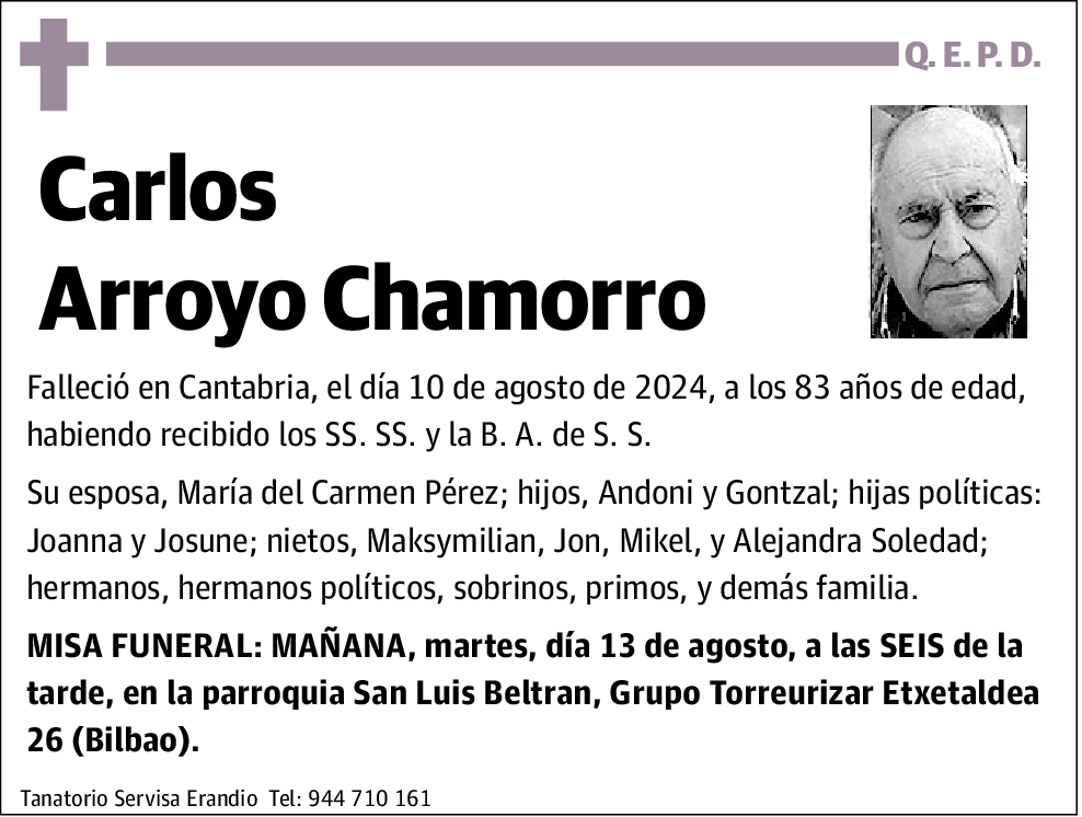 Carlos Arroyo Chamorro