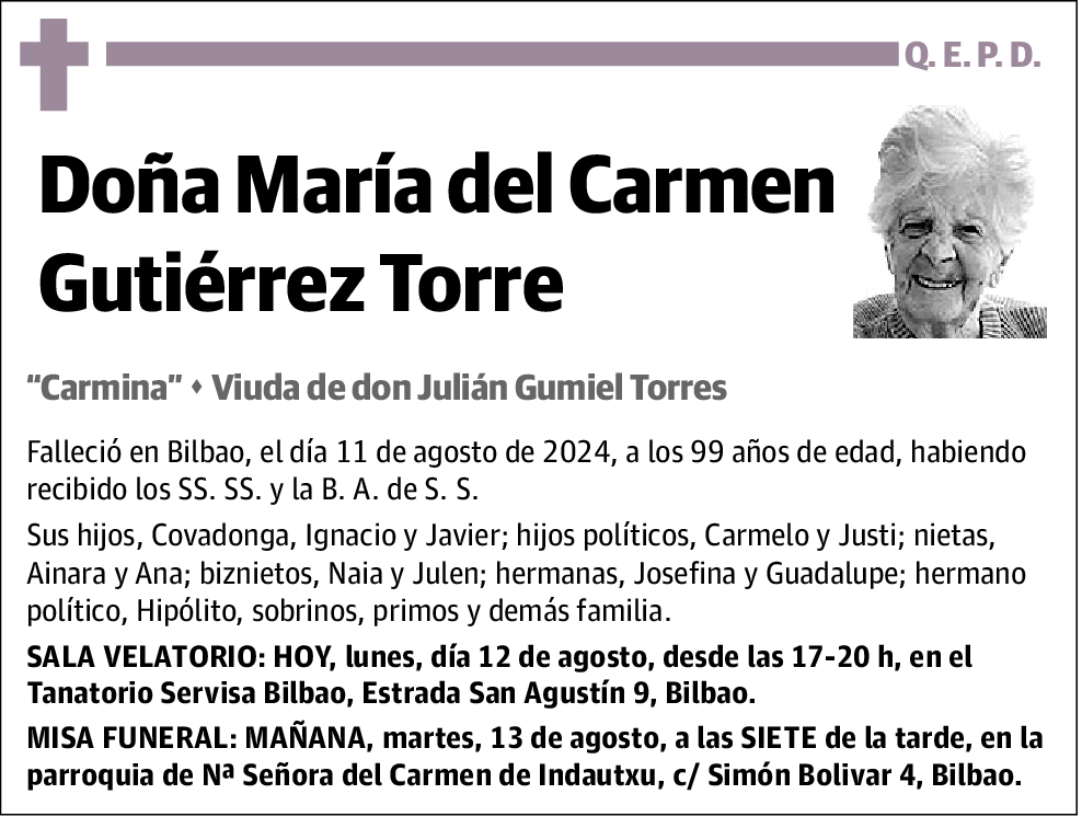 María Del Carmen Gutiérrez Torre