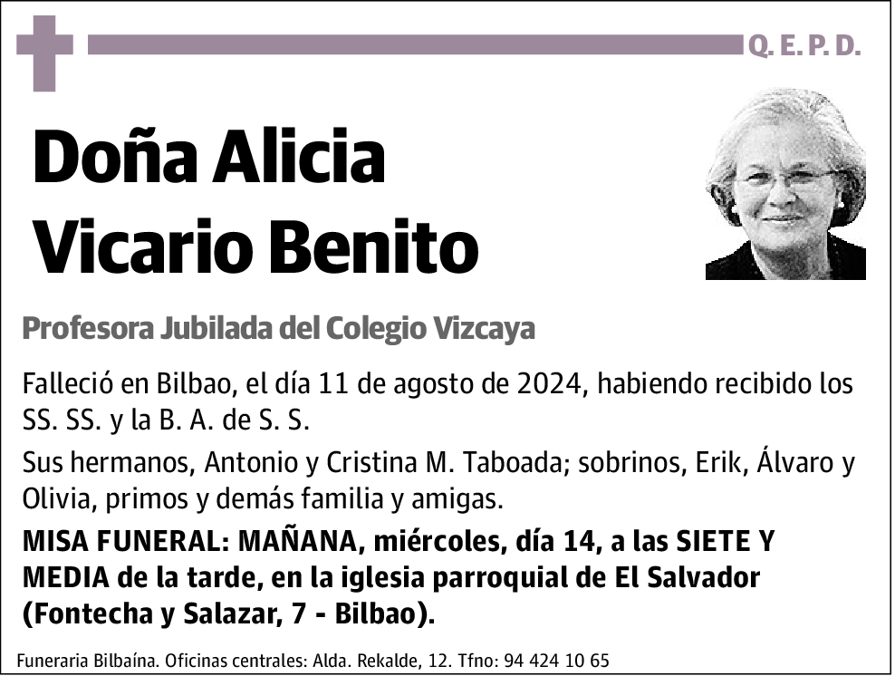 Alicia Vicario Benito